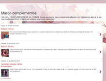 Tablet Screenshot of marco-complementos.blogspot.com