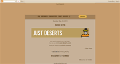 Desktop Screenshot of just-deserts.blogspot.com