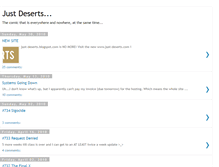 Tablet Screenshot of just-deserts.blogspot.com