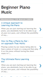 Mobile Screenshot of beginner-piano-music.blogspot.com