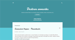 Desktop Screenshot of destinoserrantes.blogspot.com