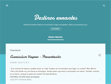 Tablet Screenshot of destinoserrantes.blogspot.com