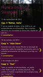 Mobile Screenshot of nuncaesparasiempre-novela.blogspot.com