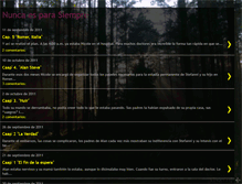 Tablet Screenshot of nuncaesparasiempre-novela.blogspot.com