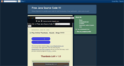 Desktop Screenshot of freesourcecode.blogspot.com