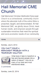 Mobile Screenshot of hallmemorialcme.blogspot.com