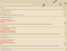 Tablet Screenshot of histoirenumerique.blogspot.com