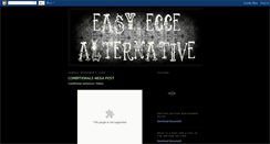 Desktop Screenshot of easyeccealternative.blogspot.com