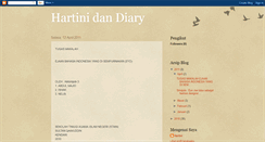 Desktop Screenshot of hartinidandiary.blogspot.com