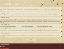 Tablet Screenshot of hartinidandiary.blogspot.com