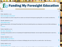 Tablet Screenshot of fundingmyforesighteducation.blogspot.com