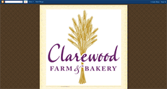 Desktop Screenshot of clarewoodfarmbakery.blogspot.com