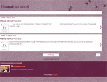 Tablet Screenshot of donnattiva2008.blogspot.com