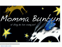 Tablet Screenshot of mommabunbun.blogspot.com