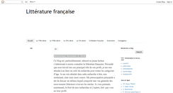 Desktop Screenshot of etudes-litteraires.blogspot.com