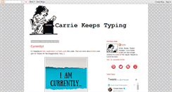 Desktop Screenshot of carriekeepstyping.blogspot.com