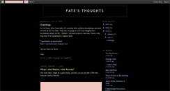 Desktop Screenshot of fatesthoughts.blogspot.com