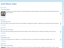 Tablet Screenshot of justaboutjoey.blogspot.com