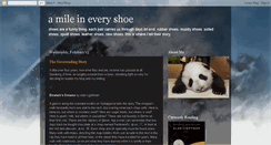 Desktop Screenshot of amileineveryshoe.blogspot.com