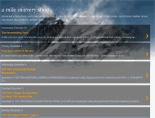 Tablet Screenshot of amileineveryshoe.blogspot.com
