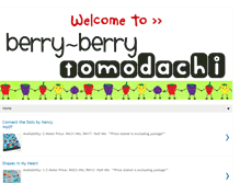 Tablet Screenshot of berryberrytomodachi.blogspot.com