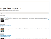 Tablet Screenshot of laguaridadelaspalabras.blogspot.com