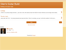 Tablet Screenshot of glenklein.blogspot.com