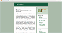 Desktop Screenshot of pastorinhas.blogspot.com