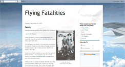 Desktop Screenshot of flyingfatalities.blogspot.com