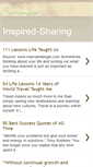 Mobile Screenshot of inspired-sharing.blogspot.com
