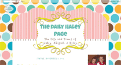 Desktop Screenshot of haleychristian.blogspot.com