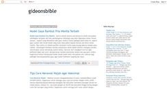 Desktop Screenshot of gideonsbible.blogspot.com