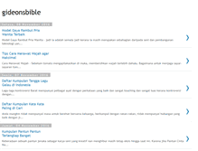 Tablet Screenshot of gideonsbible.blogspot.com