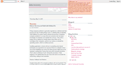 Desktop Screenshot of dataandrecovery.blogspot.com