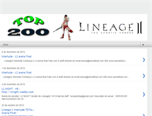 Tablet Screenshot of lineage2top200.blogspot.com