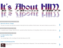 Tablet Screenshot of itsaboutknowinghim.blogspot.com