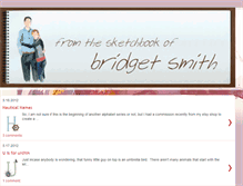 Tablet Screenshot of bridgetsartworld.blogspot.com