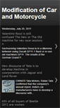 Mobile Screenshot of modificationofcarandmotorcycle.blogspot.com