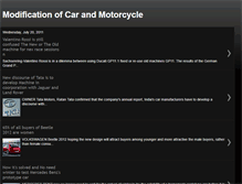 Tablet Screenshot of modificationofcarandmotorcycle.blogspot.com