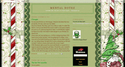 Desktop Screenshot of mentalnotez.blogspot.com