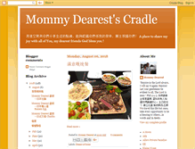 Tablet Screenshot of mommydearestscradle.blogspot.com