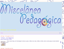 Tablet Screenshot of miscelaneapedagogica.blogspot.com