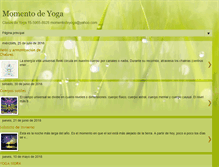 Tablet Screenshot of momentodeyoga.blogspot.com