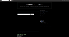 Desktop Screenshot of mumbaicityjobs.blogspot.com