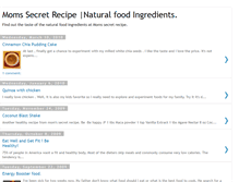 Tablet Screenshot of moms-secretingredients.blogspot.com