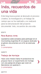 Mobile Screenshot of inesrecuerdosdeunavida.blogspot.com