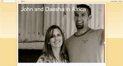 Desktop Screenshot of johnanddaeshainafrica.blogspot.com