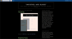 Desktop Screenshot of invisivel-aos-olhos.blogspot.com
