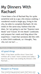 Mobile Screenshot of mydinnerswithrachael.blogspot.com