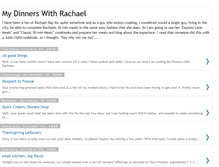 Tablet Screenshot of mydinnerswithrachael.blogspot.com